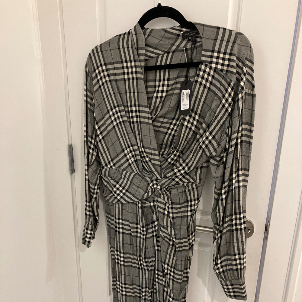 Rag and Bone checks dress